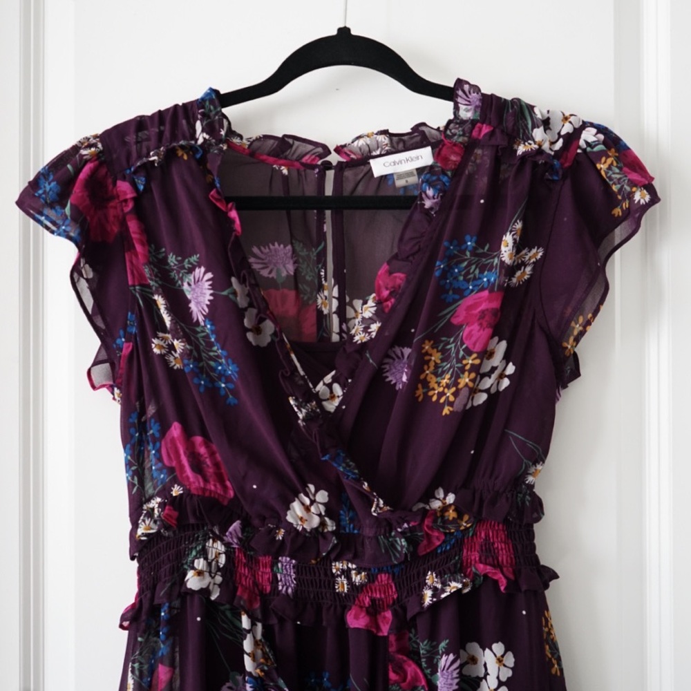 Calvin Klein MIDI Floral Dress